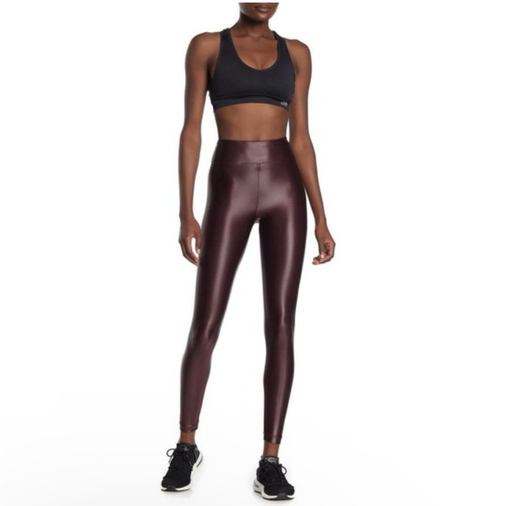 Shiny High Rise Legging | Koral